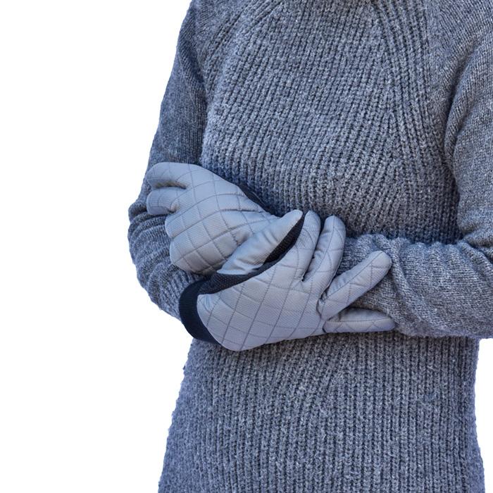 手袋 レディース 防寒 防風 キルティング 裏ボア ニットカウス すべり止め 自転車 通勤 通学 メール便送料無料 防寒対策 あったかグッズ |  | 10