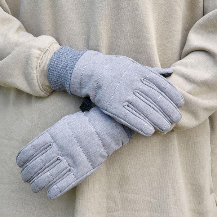 手袋 レディース メンズ 防寒 防風 撥水 ニットカウス スマホ対応 キルティング 自転車 メール便送料無料 保温 暖かい 通勤 通学 あったかグッズ |  | 04