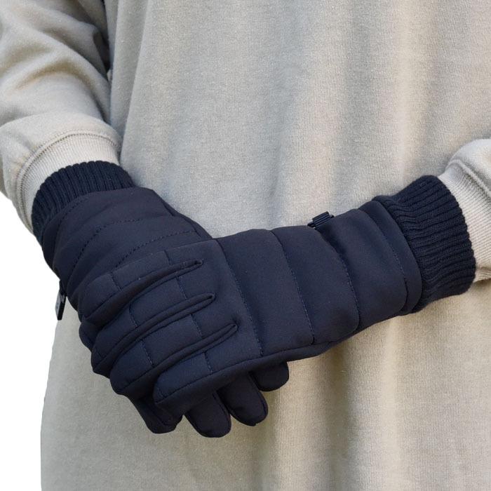 手袋 レディース メンズ 防寒 防風 撥水 ニットカウス スマホ対応 キルティング 自転車 メール便送料無料 保温 暖かい 通勤 通学 あったかグッズ |  | 05