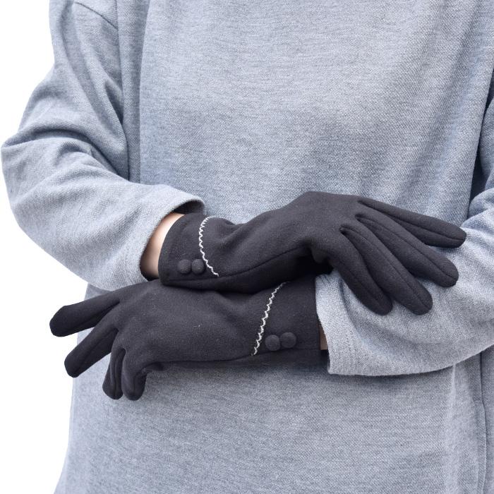 メール便送料無料 手袋 レディース ジャージ 裏入り |  | 01