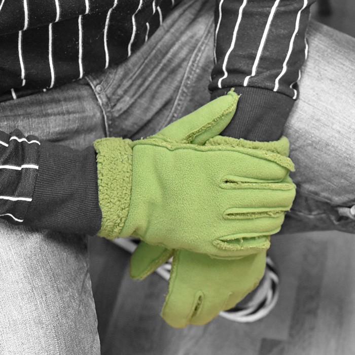 メンズ手袋  防寒 フリース ゲージ五指 裏ボア ボア同色 すべり止め /暖かい 柔らかい 防寒 保温 自転車 通勤 通学 あったかグッズ |  | 03