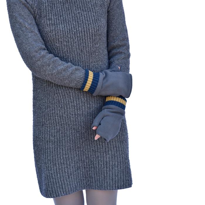 手袋 メンズ レディース 防寒 フリース ニットカウス 指なし フィンガーレス スマホ 裏ボア 裏フリース すべり止め アームウォーマー 通勤 通学 あったかグッズ |  | 03