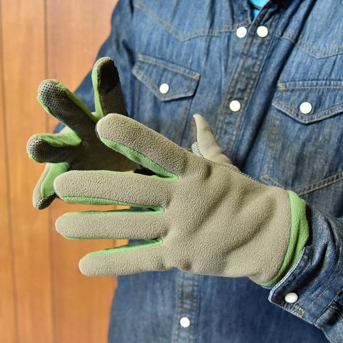 メンズ手袋 防寒 フリース スマホ対応 五指 裏ボア すべり止め /暖かい 柔らかい 保温 自転車 通勤 通学 あったかグッズ |  | 08