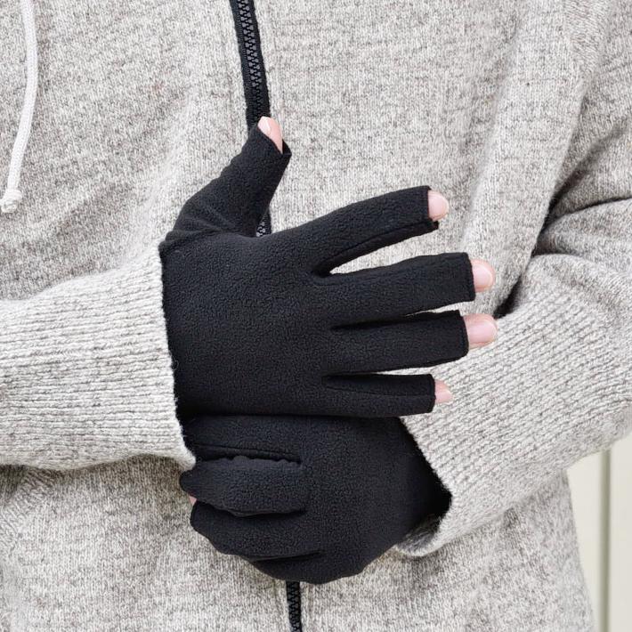 手袋 メンズ フリース 指なし 指切り 指先が出る スマホ のびのび 防寒 暖かい 柔らかい 保温 通勤 通学 便利 |  | 06