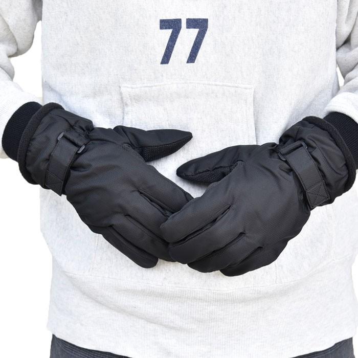 メンズ手袋 防寒 防風手袋 ニットカウス 裏ボア すべり止め /発熱 保湿 保温 自転車 暖かい 柔らかい 通勤 通学 |  | 02