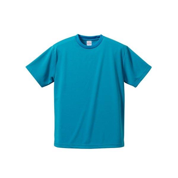 〔3枚セット〕 Tシャツ Lサイズ コバルトブルー ＆ ターコイズ ブルー ＆ ネイビー ポリエステル100％ UVカット 吸汗 速乾 |  | 01