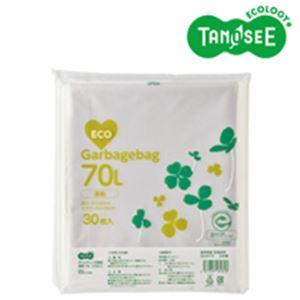 TANOSEE ポリエチレン収集袋 透明 70L 30枚入 | 