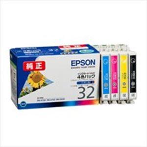 EPSON エプソン インクカートリッジ 純正 〔IC4CL32〕 4色パック(ブラック・シアン・マゼンタ・イエロー) | 