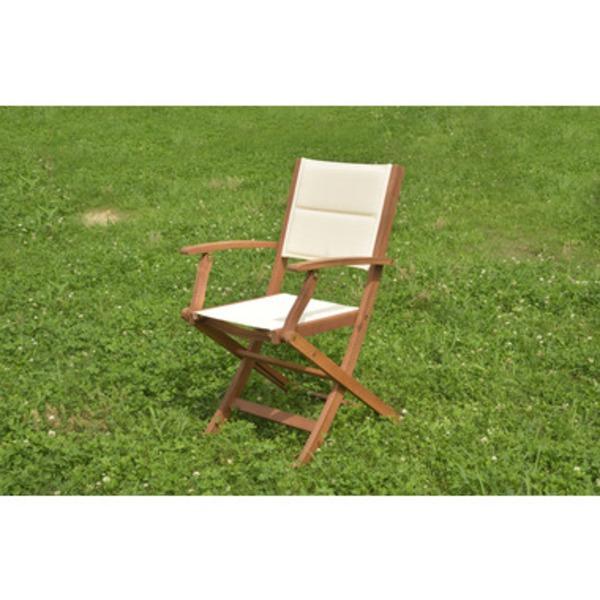 パーソナルチェア 幅52cm 肘付き 木製 アカシア オイル仕上 室内 屋外 マリーノ ガーデンチェア 椅子 ベランダ デッキ 庭 テラス |  | 02