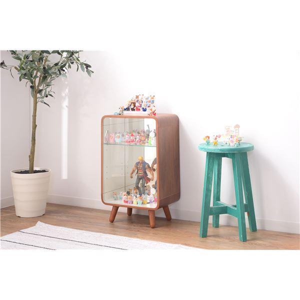 収納棚 コレクションケース 幅36cm S 3段 ブラウン 木製 飛散防止フィルム加工ミラー 強化ガラス コレクションシェルフ |  | 01