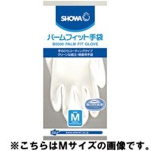 （まとめ）ショーワ パームフィット手袋 B0500 L 白〔×10セット〕 | 