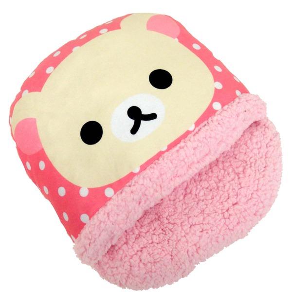 リラックマ 足ポカ クッション 防寒グッズ コリラックマ 幅33cm×奥行き36cm×高さ12cm | 
