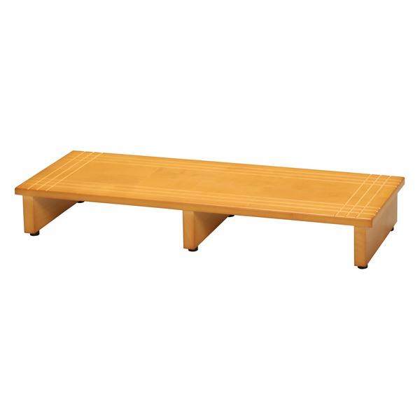 木製玄関踏み台(幅90cm)(ライトブラウン/茶) 木目(天然木)/ステップ/介護/玄関収納/北欧風/エントランス/アジャスター付き/完成品/NK-935 |  | 04