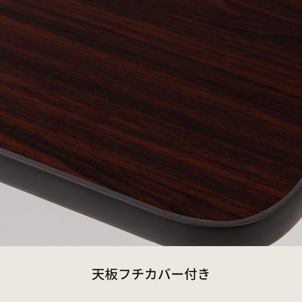 ハウステーブル(75)(ブラウン/茶) 幅75cm×奥行50cm 折りたたみローテーブル 折れ脚 木目 軽量 コンパクト 完成品 NK-75 |  | 01
