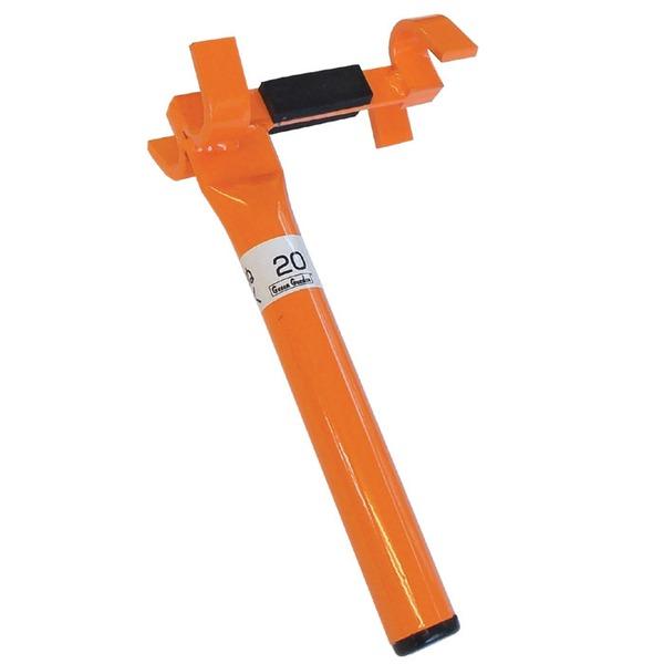園芸支柱ヘルパー 支柱差し抜き器具 約縦21×横11×厚さ6.5cm スチール製 滑り止めゴム付き 日本製 園芸用品 ガーデニング用品 |  | 04