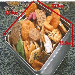 〔訳あり〕草加・おまかせ割れせんべい（煎餅） 1000g缶 |  | 01