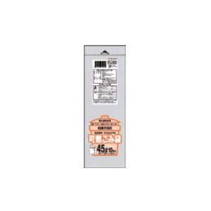 船橋市 可燃45L手付10枚入半透明 FJ04 〔（30袋×5ケース）合計150袋セット〕 38-518 | 