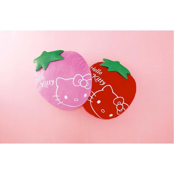 Hello Kitty ハローキティ ストロベリークッション Lサイズ ピンク ベルボア生地使用 |  | 02