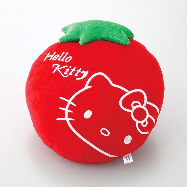 Hello Kitty ハローキティ ストロベリークッション Lサイズ レッド ベルボア生地使用 | 