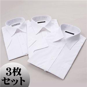 〔3枚セット〕 半袖 ワイシャツ M ポリエステル 綿 Yシャツ 半袖シャツ 仕事着 仕事 通勤 ビジネス 就職活動 就活 |  | 02