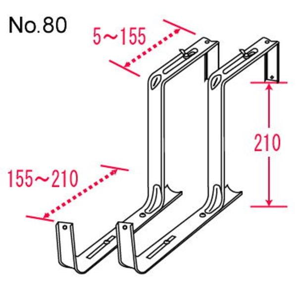 プランターハンガー/園芸用品 〔650型プランター用 普及型〕 ステンレス製 保護クッション付き 日本製 〔園芸 プランター用品〕 |  | 01