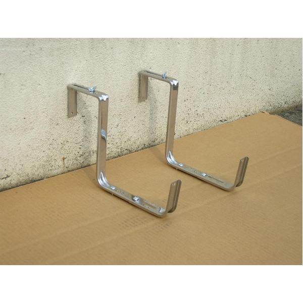 プランターハンガー/園芸用品 〔650型プランター用 普及型〕 ステンレス製 保護クッション付き 日本製 〔園芸 プランター用品〕 |  | 02