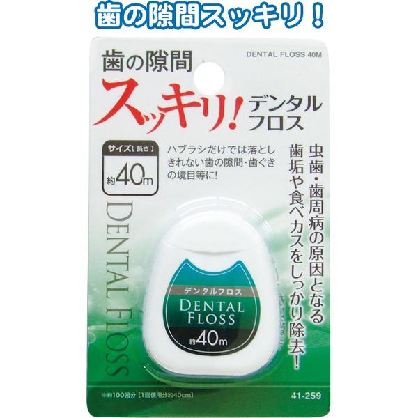 デンタルフロス40m 41-259 〔12個セット〕 | 