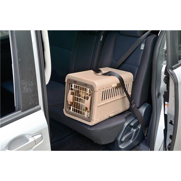 キャンピングキャリー 折りたたみ S ダークブラウン 日本製 プラスチック ペットキャリー 犬猫用品 ペット用品 |  | 01