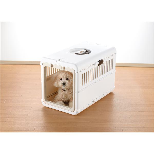 キャンピングキャリー 折りたたみ M アイボリー 日本製 プラスチック ペットキャリー 犬猫用品 ペット用品 |  | 01