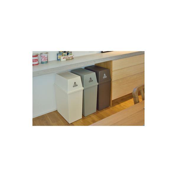 ゴミ箱 ダストボックス 幅28cm 45L ホワイト 日本製 ふた付き スタッキングペール 完成品 キッチン 台所 店舗 備品 |  | 01