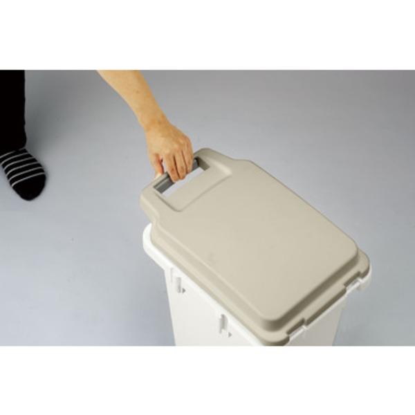 ゴミ箱 ダストボックス 幅31.9cm 33L ダークグリーン ふた付き 日本製 コンテナスタイル キッチン 台所 店舗 オフィス |  | 02