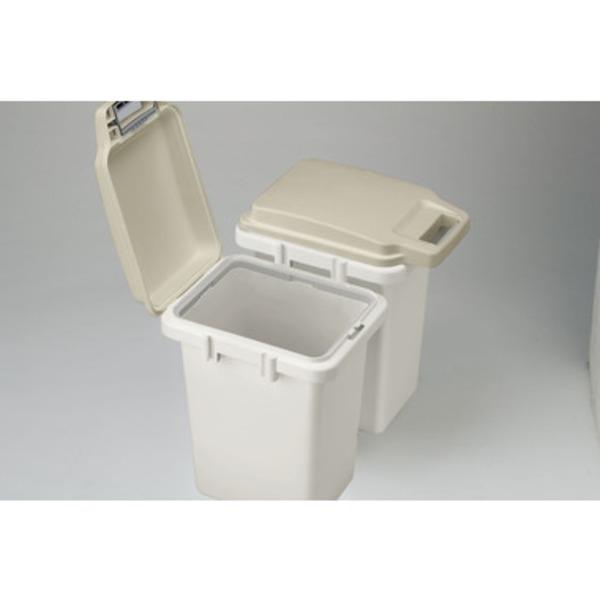 ゴミ箱 ダストボックス 幅31.9cm 33L グレー ふた付き 日本製 コンテナスタイル キッチン 台所 店舗 オフィス |  | 03