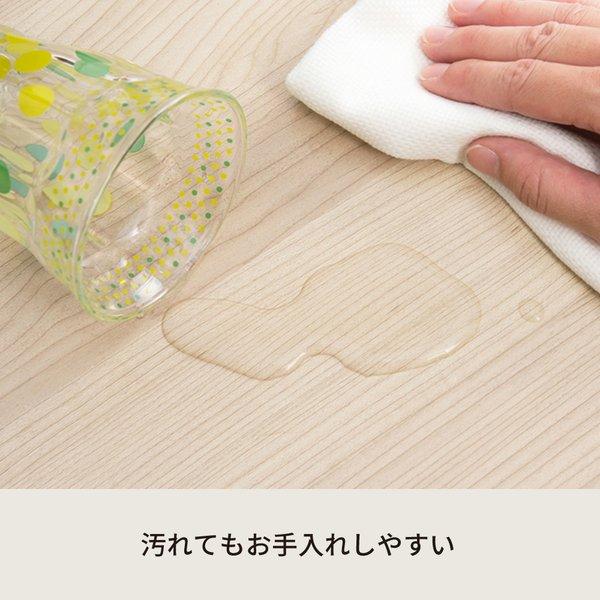 カームテーブル（ナチュラル） 幅90cm/机/木製/折り畳み/ローテーブル/折れ脚/ナチュラル/ワイド/幅広/センターテーブル/北欧/完成品/CALM-90 |  | 03