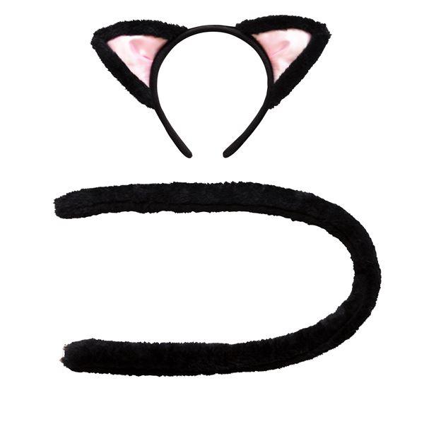 〔コスプレ衣装/コスチューム〕 けもみみしっぽセット 黒ねこ |  | 02