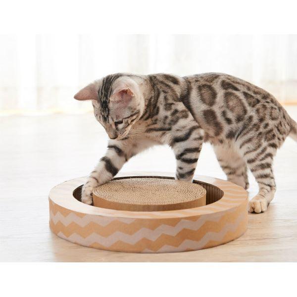 （まとめ）ニャンコロビー サークルタイプ(ペット用品)〔×2セット〕 |  | 02