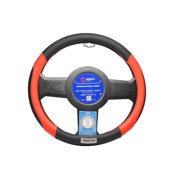 SPARCO-CORSA ステアリングカバー Sサイズ レッド×ブラック SPC1113RSJ_S | 