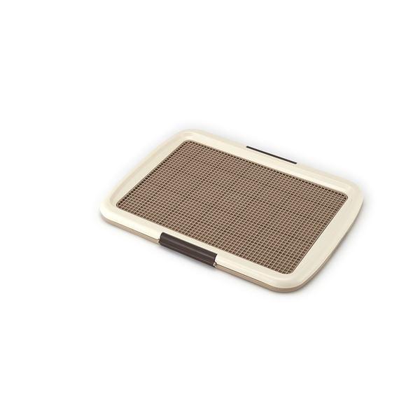 （まとめ）しつけるトレーメッシュプラスM アイボリー (ペット用品) (×2セット） | 
