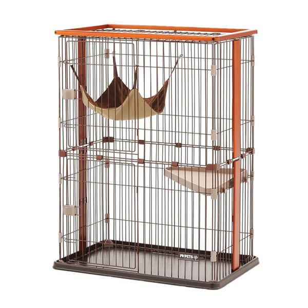 ボンビアルコン ウッドワンサークル キャット 2段タイプ 猫用品 ペット用品 サークル ケージ | 