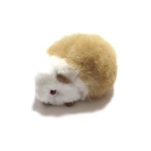 〔ほったらかしペット〕クイ（テンジクネズミ）の形 ふわふわ ぬいぐるみ マルチカラー アルパカ毛100% | 
