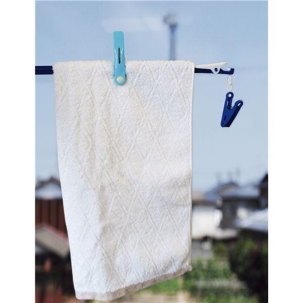 室内物干し 物干しスタンド 2段式 幅81.5cm 日本製 耐荷重8kg ピンチ16個 組立品 ニュークリーンドライ 深海金物 洗濯物 |  | 05