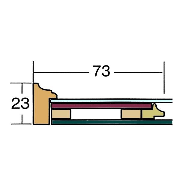 〔 日本画額 〕木製フレーム 和額 色紙額 色紙Fサイズ 木製日本画額 色紙サイズ 273×242mm エンジ 額縁 額 フレーム |  | 02