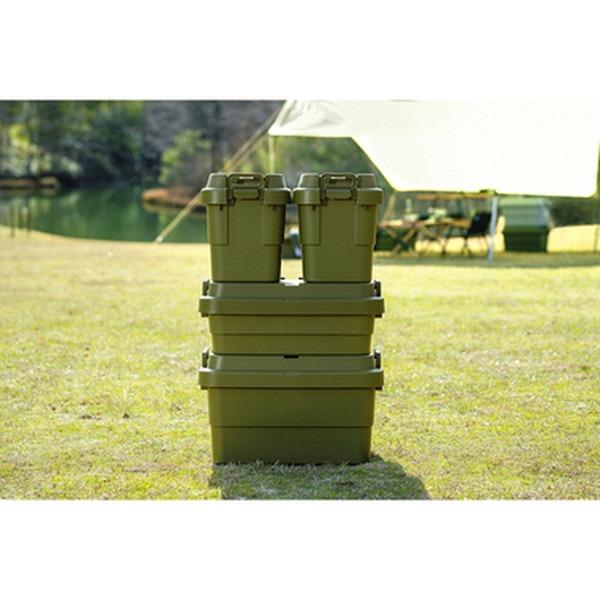 収納ボックス 収納ケース 幅39.2cm 20L カーキ S蓋 車用 ルーフキャリー対応 日本製 トランクカーゴ アウトドア キャンプ |  | 01