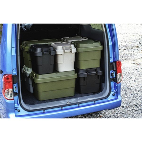 収納ボックス 収納ケース 幅40cm 30L カーキ S蓋 車用 ルーフキャリー対応 日本製 トランクカーゴ アウトドア キャンプ |  | 02
