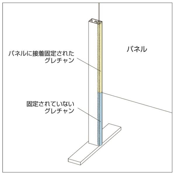 SHIROKUMA 飛沫防止パーテーション 「センターパネル」 オフホワイト |  | 05