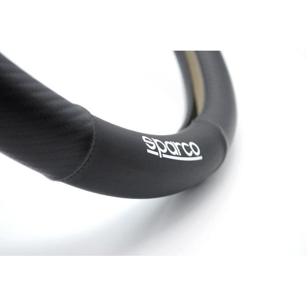 SPARCO-CORSA （スパルココルサ） ステアリングカバー Sサイズ カーボンブラック SPS127BKJ_S |  | 02