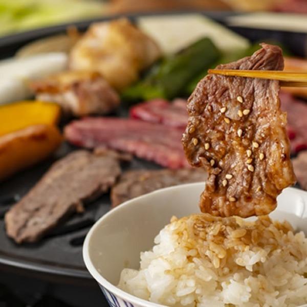 [人気の焼肉セット]牛霜降中落ちカルビ500g＆牛ハラミ500g |  | 03