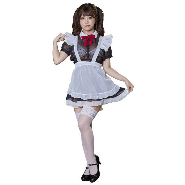 〔コスプレ衣装/コスチューム〕 SecretRose シースルーメイド 〔イベント パーティー〕 |  | 03
