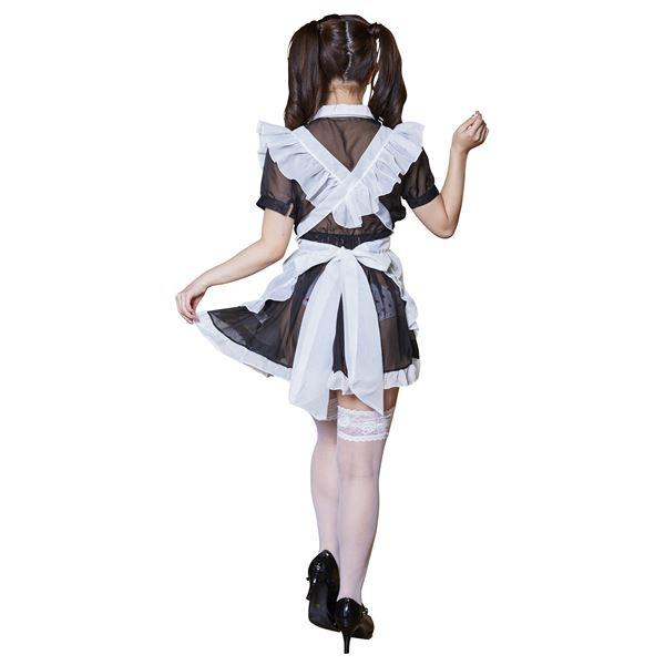 〔コスプレ衣装/コスチューム〕 SecretRose シースルーメイド 〔イベント パーティー〕 |  | 04