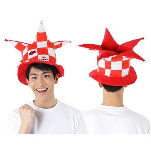 〔コスプレ衣装/コスチューム〕 応援 市松柄ピエロハット 〔イベント パーティー〕 |  | 03