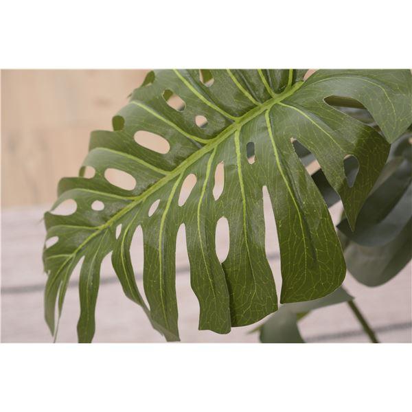 フェイクグリーン 観葉植物 モンステラ 約幅56×奥行56×高さ100cm リビング 店舗 ショップ インテリア雑貨 |  | 03